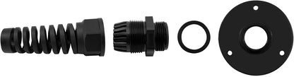 2Pcs PG16 Cable Gland with Anodized Aluminum Base Antirust Anti-corrosive Waterproof IP68 Nylon Joint V1259-DP01-A-1292
