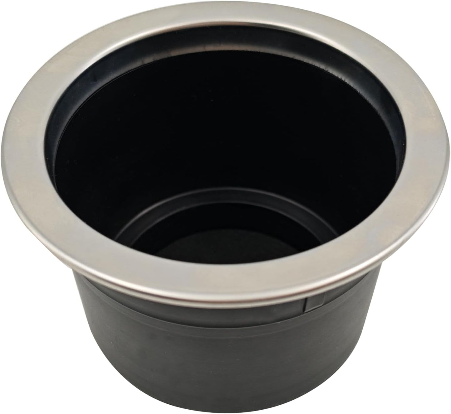 4Pcs Cup Holder Insert Plastic Universal Drop in with Drain, for RV Boat Car, Pontoon Table Sofa,Stainless V1259-DP01-A-1293