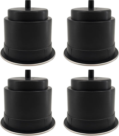 4Pcs Cup Holder Insert Plastic Universal Drop in with Drain, for RV Boat Car, Pontoon Table Sofa,Stainless V1259-DP01-A-1293