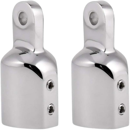 316 Stainless Steel Heavy Duty Fitting Bimini Top Cap Fits 1" (25.4mm) OD Round Tube External Eye End with V1259-DP01-A-1296