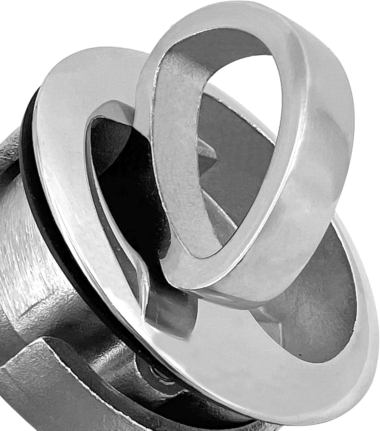 MARIEN 2PCS Marine Grade Stainless Steel Floor Buckle Hatch Latch Flush Turning Lift Handle Recessed Pull V1259-DP01-A-1311