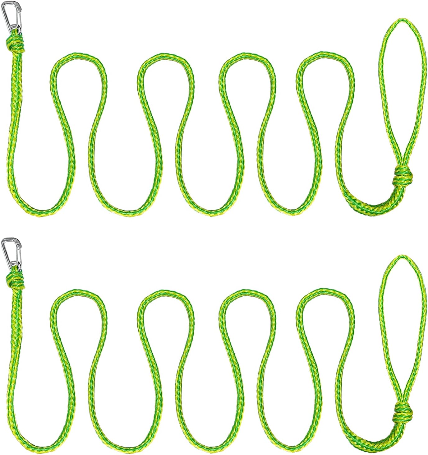 Kayak Tow Rope with Clip Dock Lines Heavy Duty Braided Line Ideal for Jet ski,watercraft Boat, Kayaking, V1259-DP01-A-1312