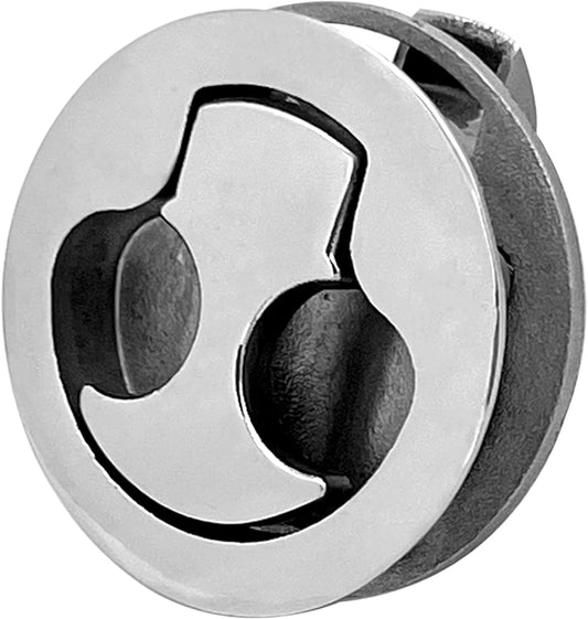 Boat Latches Stainless Steel 2", Latch Hatch Round Pull Marine Flush Locking Lift Handle Deck - Non V1259-DP01-A-1323