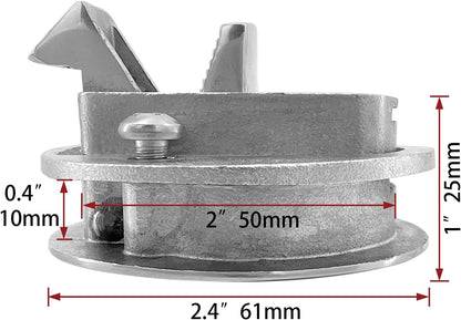 Boat Latches Stainless Steel 2", Latch Hatch Round Pull Marine Flush Locking Lift Handle Deck - Non V1259-DP01-A-1323