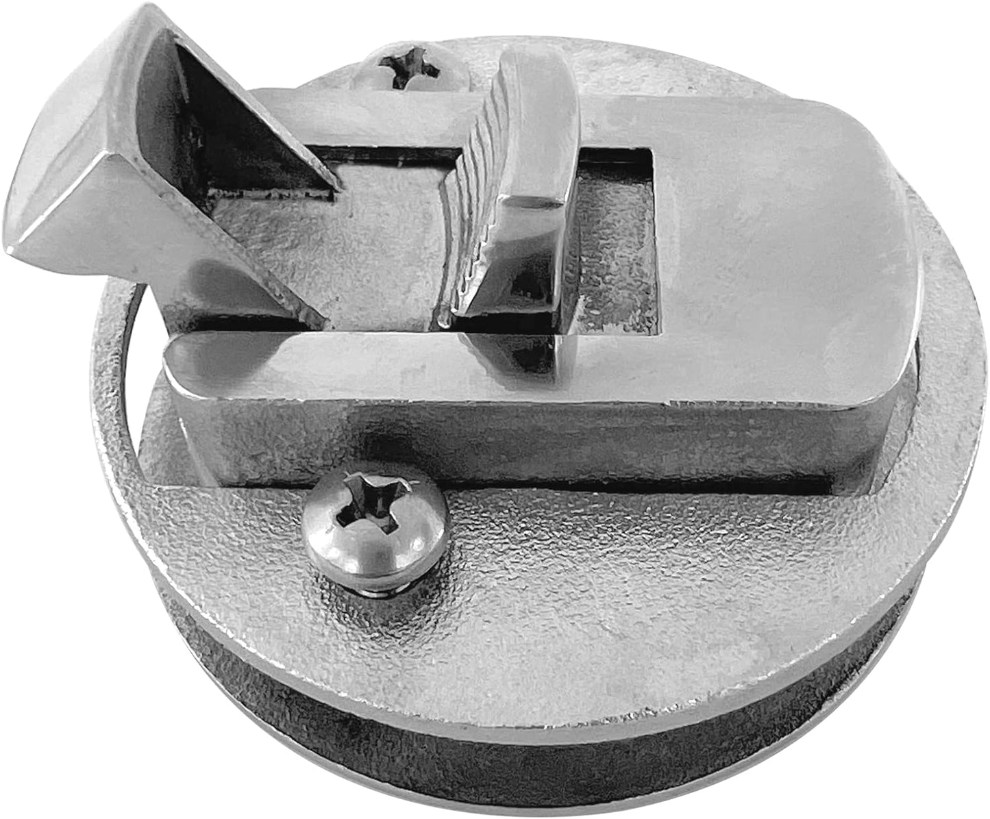 Boat Latches Stainless Steel 2", Latch Hatch Round Pull Marine Flush Locking Lift Handle Deck - Non V1259-DP01-A-1323