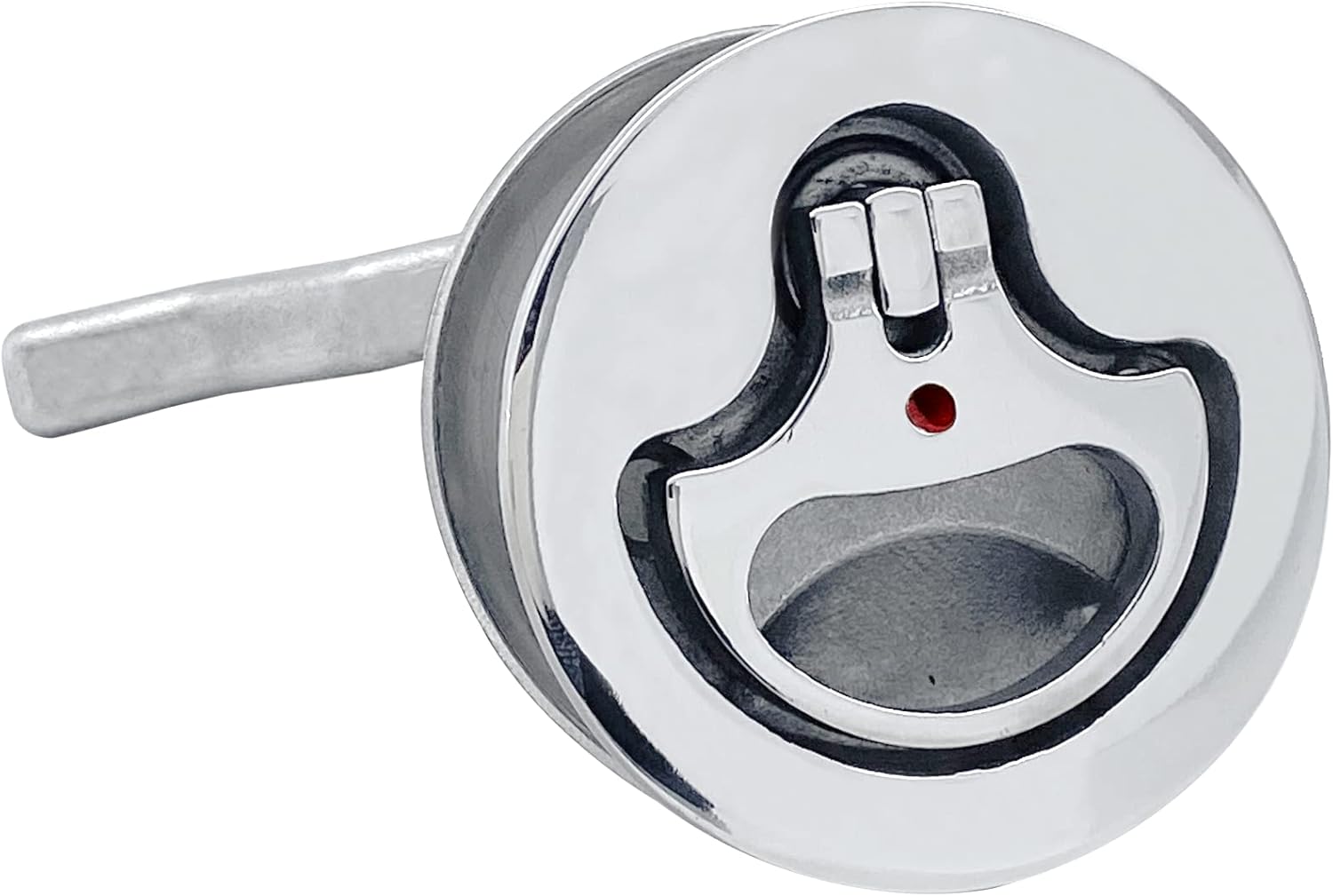Boat Cam Latch Flush Pull Hatch Lift Stainless Steel with Back Plate Fasteners Screws V1259-DP01-A-1324