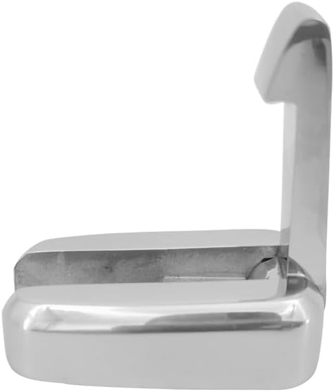 316 Stainless Steel Spring Folding Marine Grade Hook, 1 PCS, Silver, Contemporary Style, 35 Pounds Weight V1259-DP01-A-1325