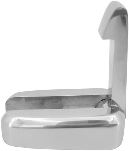 316 Stainless Steel Spring Folding Marine Grade Hook, 1 PCS, Silver, Contemporary Style, 35 Pounds Weight V1259-DP01-A-1325