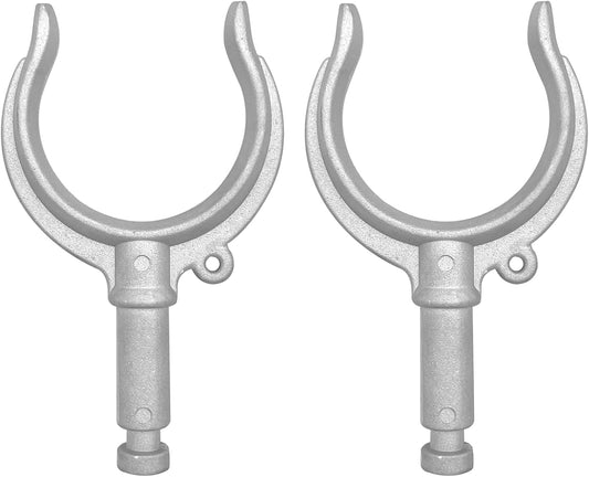 2 pcs Aluminum Oar Lock Oarlock Rowlock Premium Marine Row Boat Dinghy Water Raft Kayak Canoe Side Mount V1259-DP01-A-1333