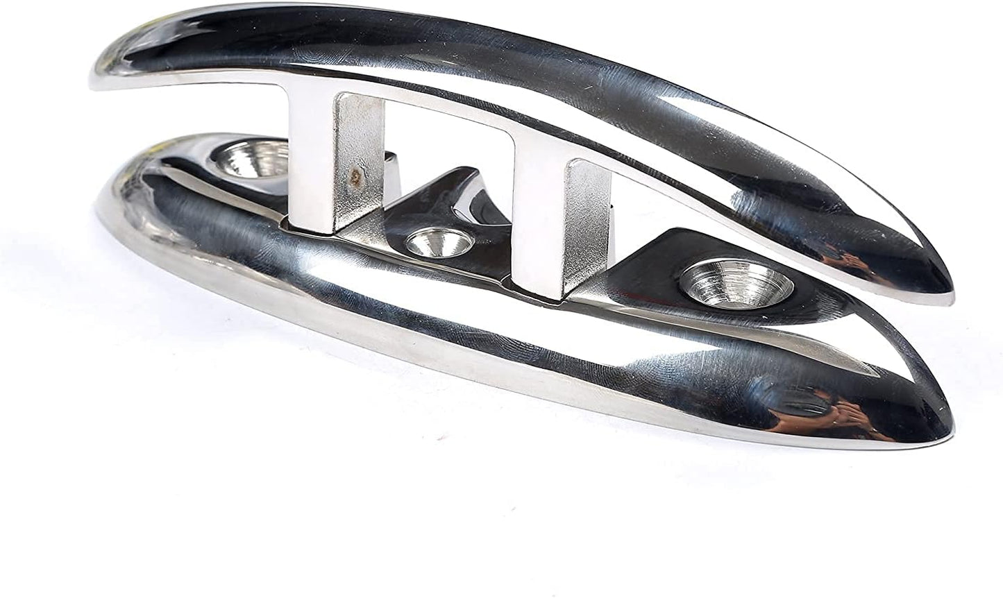 Boat Folding Cleat 6" Flip-up Heavy Dock Marine Grade 316 Stainless Steel 6inch V1259-DP01-A-1340