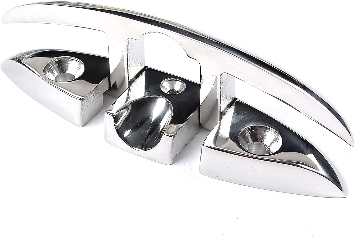 Boat Folding Cleat 6" Flip-up Heavy Dock Marine Grade 316 Stainless Steel 6inch V1259-DP01-A-1340