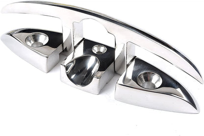 Boat Folding Cleat 6" Flip-up Heavy Dock Marine Grade 316 Stainless Steel 6inch V1259-DP01-A-1340