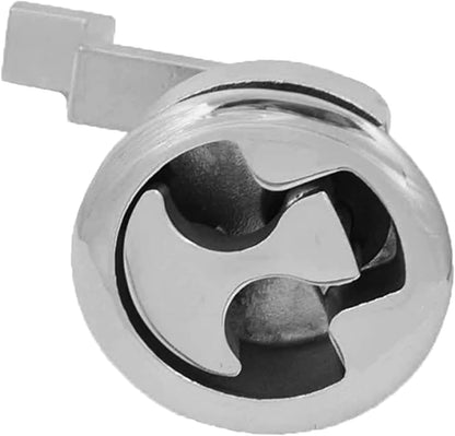 2Pcs Marine Grade Stainless Steel Floor Buckle Hatch Latch Flush Turning Lift Handle Recessed Pull Ring V1259-DP01-A-1341