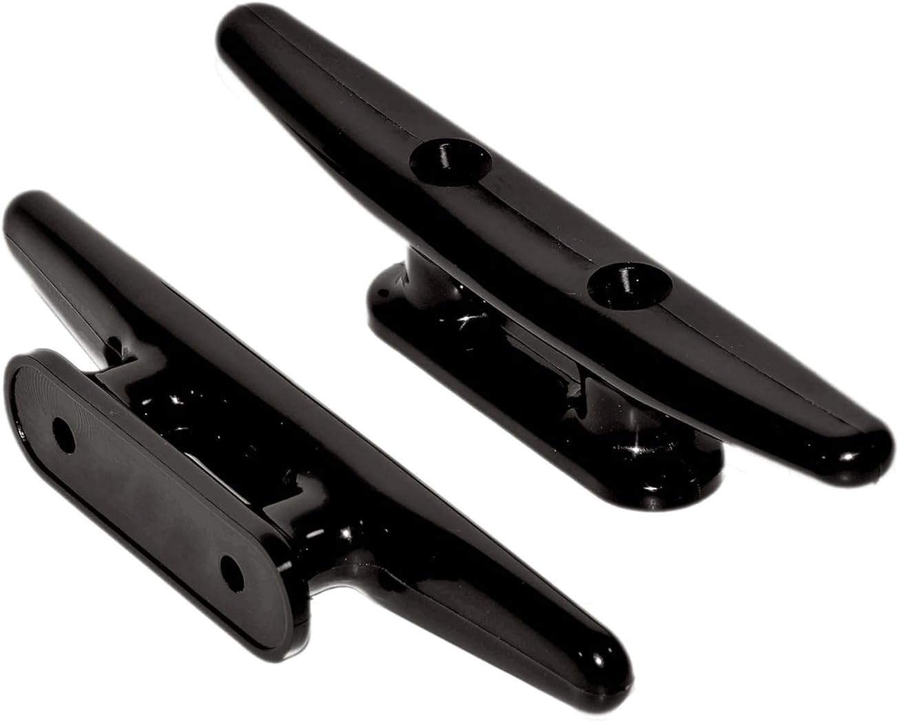 4 Pack Boat Cleat Black Nylon Dock Kayak Cleat,4/6/8 inch with Fasteners V1259-DP01-A-1345