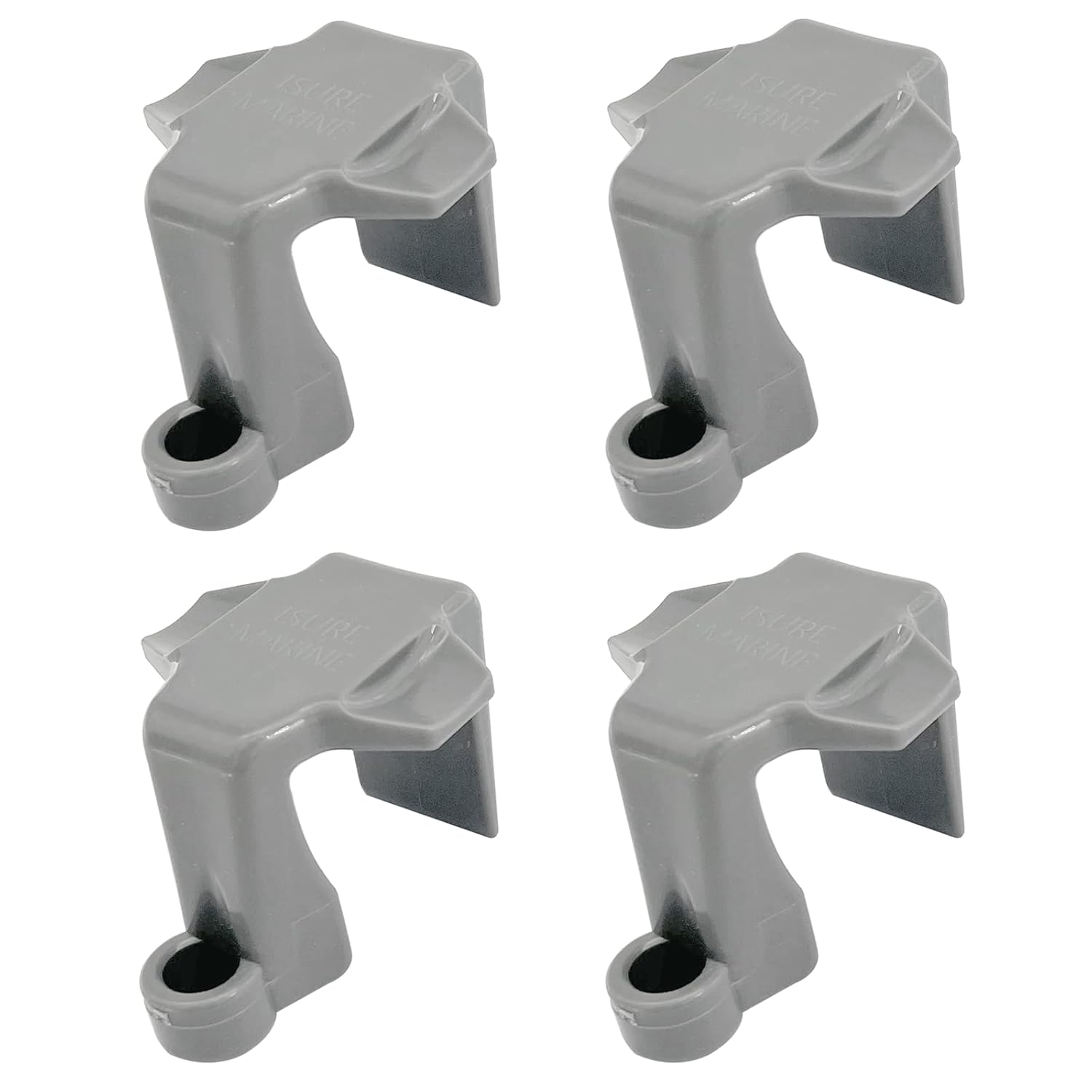 4 Pcs Square Rail Fender Bumpers Hanger/Adjuster/Clip Docking for Bumper, Pontoon Boat Clips V1259-DP01-A-1349