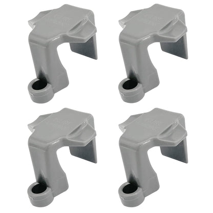 4 Pcs Square Rail Fender Bumpers Hanger/Adjuster/Clip Docking for Bumper, Pontoon Boat Clips V1259-DP01-A-1349