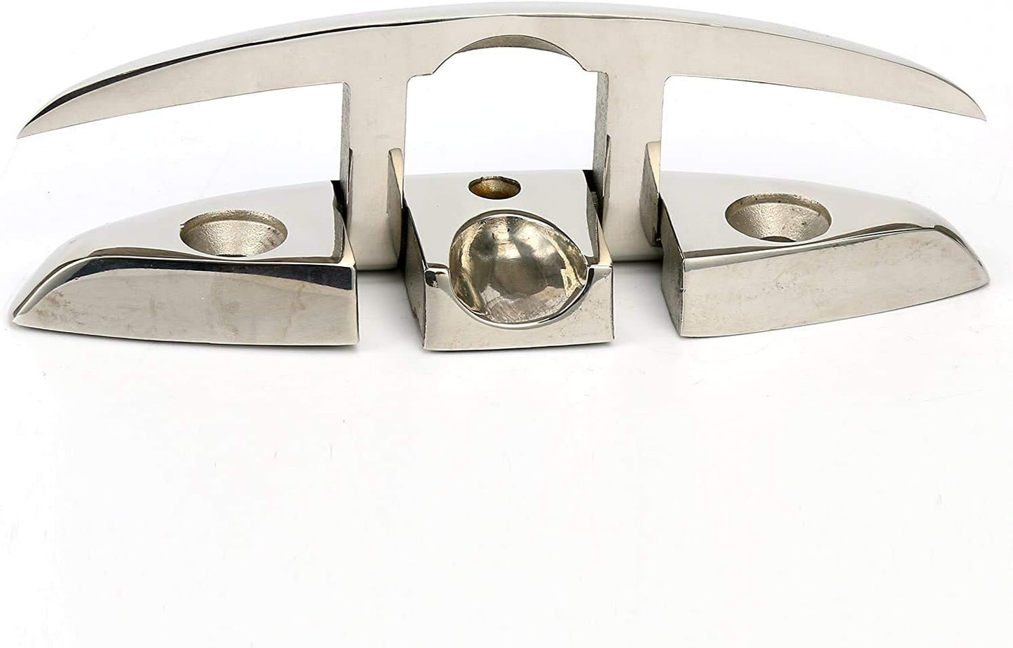 Boat Folding Cleat 8-1/2" Flip-up Heavy Dock Marine Grade 316 Stainless Steel V1259-DP01-A-1355