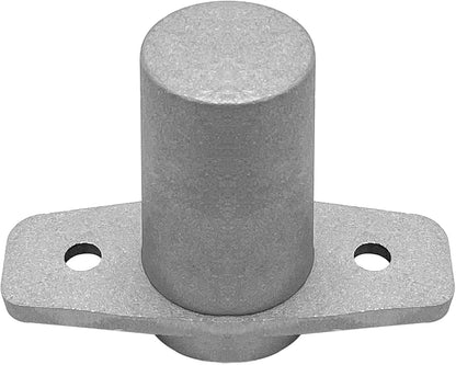 2Pcs Top Mount Aluminum Oar Lock Socket Holder T-Shaped Closed Bottom Boat Hardware Replacement for V1259-DP01-A-1356