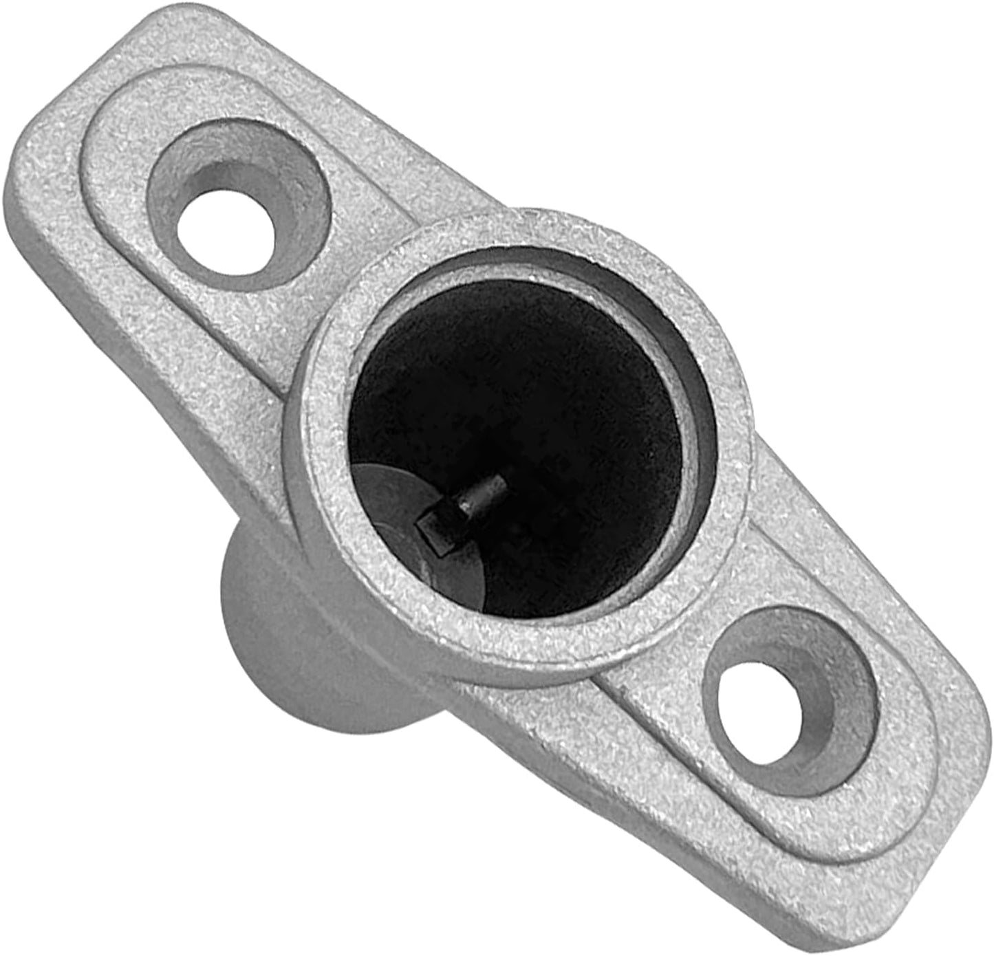 2Pcs Top Mount Aluminum Oar Lock Socket Holder T-Shaped Closed Bottom Boat Hardware Replacement for V1259-DP01-A-1356
