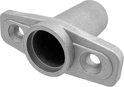 2Pcs Top Mount Aluminum Oar Lock Socket Holder T-Shaped Closed Bottom Boat Hardware Replacement for V1259-DP01-A-1356