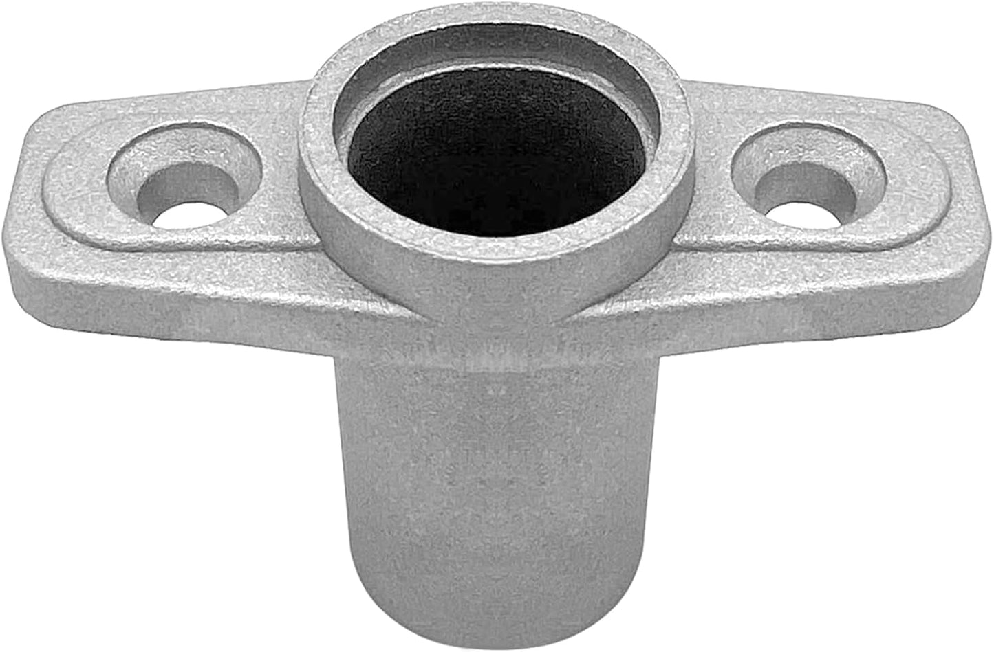 2Pcs Top Mount Aluminum Oar Lock Socket Holder T-Shaped Closed Bottom Boat Hardware Replacement for V1259-DP01-A-1356
