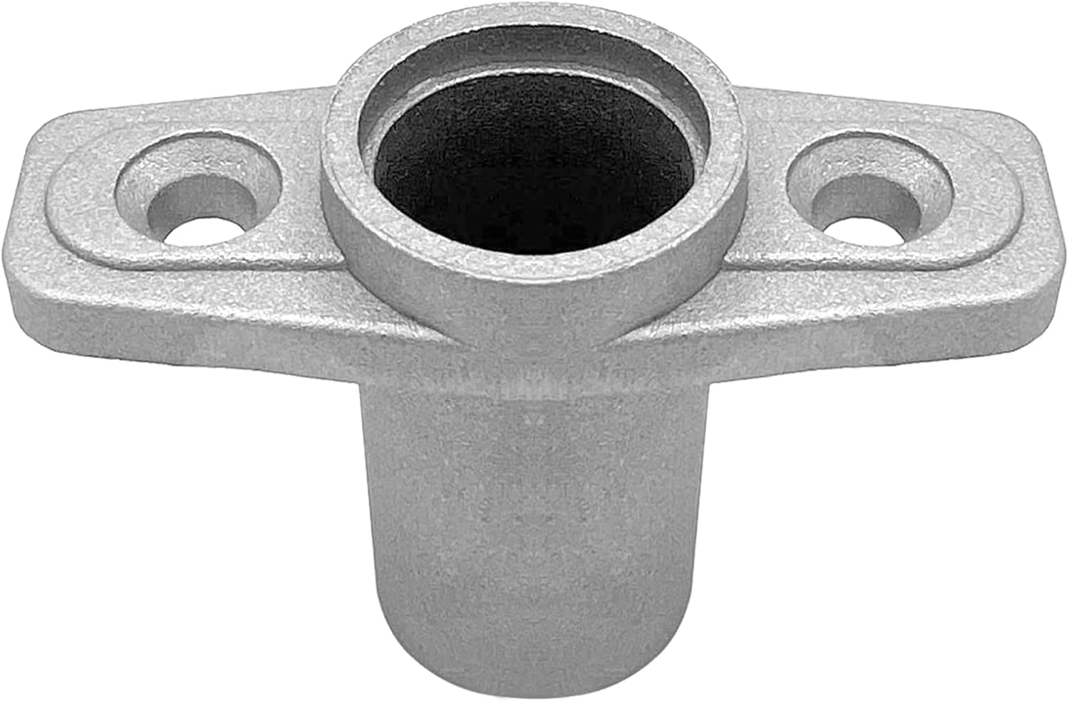 2Pcs Top Mount Aluminum Oar Lock Socket Holder T-Shaped Closed Bottom Boat Hardware Replacement for V1259-DP01-A-1356