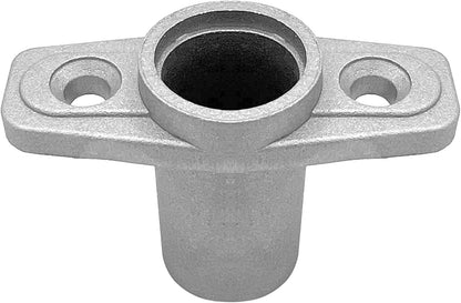 2Pcs Top Mount Aluminum Oar Lock Socket Holder T-Shaped Closed Bottom Boat Hardware Replacement for V1259-DP01-A-1356