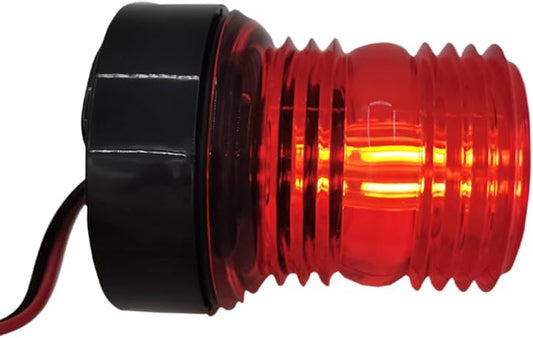 Boat Yacht Navigation Anchor Lights All Round 360 degrees Red 12V LED Daylight Waterproof Signal V1259-DP01-A-1359