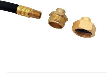 Flush Hose Fitting Kit RV Winterizing with Sprinkler Blowout Adapter,Shut Off Valve For RV, Camper, Boat, V1259-DP01-A-1360
