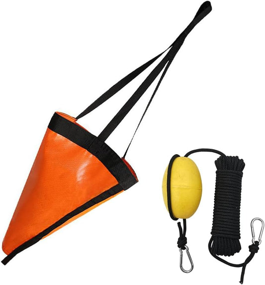 Sea Anchor Drift Sock 18"/32" Parachute Fishing Drogue for Marine Boat 32 in For15-20 ft V1259-DP01-A-1365