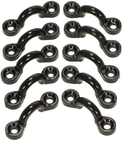 10pcs Nylon Pad Eye Straps Bimini Top Strap,Deck Loops, Kayak Anchor Boat Mount, Fitting Canoe Deck Sailing V1259-DP01-A-1372