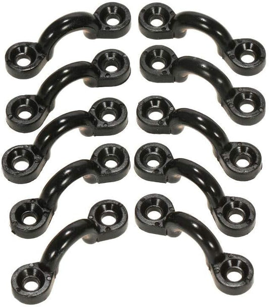 10pcs Nylon Pad Eye Straps Bimini Top Strap,Deck Loops, Kayak Anchor Boat Mount, Fitting Canoe Deck Sailing V1259-DP01-A-1372