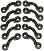 10pcs Nylon Pad Eye Straps Bimini Top Strap,Deck Loops, Kayak Anchor Boat Mount, Fitting Canoe Deck Sailing V1259-DP01-A-1372