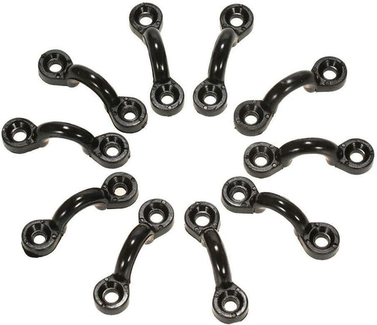 10pcs Nylon Pad Eye Straps Bimini Top Strap,Deck Loops, Kayak Anchor Boat Mount, Fitting Canoe Deck Sailing V1259-DP01-A-1372