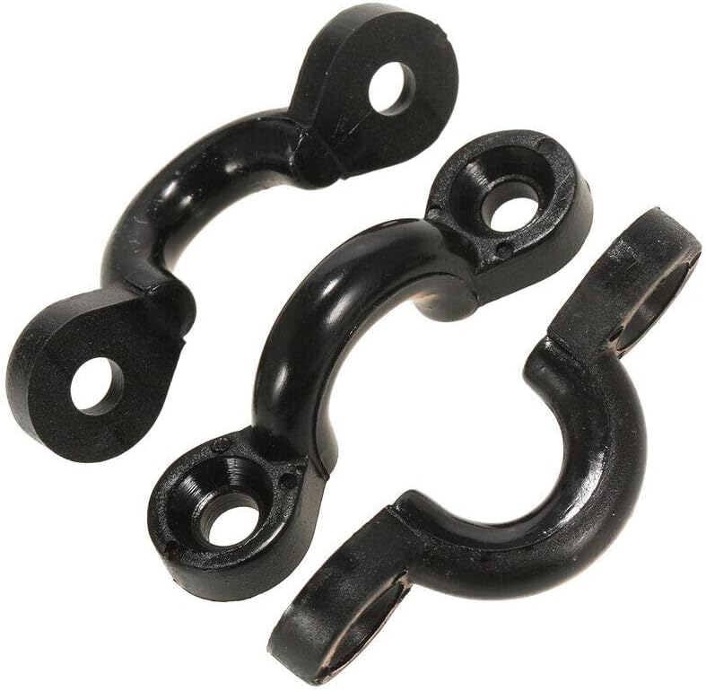 10pcs Nylon Pad Eye Straps Bimini Top Strap,Deck Loops, Kayak Anchor Boat Mount, Fitting Canoe Deck Sailing V1259-DP01-A-1372