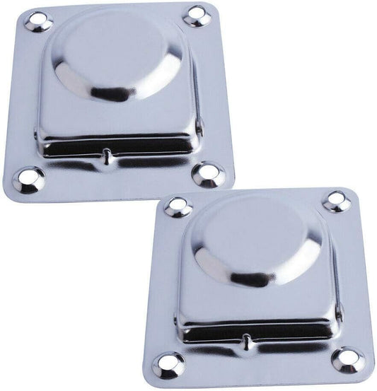 Stainless Steel Rectangular Recessed Hatch Pull Flush Mount Ring Latch Lift Handle Marine Boat (2 PCs) 65x56mm V1259-DP01-A-1373