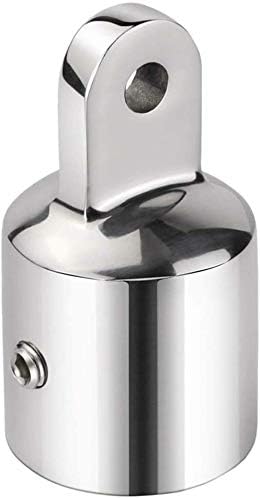 Mirror Polished Marine Bimini Top Cap Tube 1" (25.4mm) External Eye End for Boat Heavy Duty Fitting Hardware V1259-DP01-A-1374