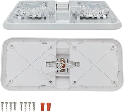 RV Lights Interior, 12 Volt Led 1000LM, Interior Fixtures 12V with Switch, Ceiling Dome Light Switch for V1259-DP01-A-1377