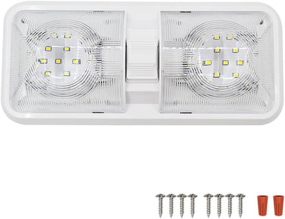 RV Lights Interior, 12 Volt Led 1000LM, Interior Fixtures 12V with Switch, Ceiling Dome Light Switch for V1259-DP01-A-1377