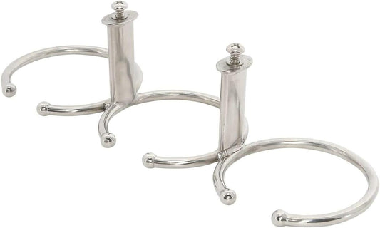 Boat Triple Ring Cup Drink Holder, Stainless Steel 316 Holder Polished for Yacht Truck Car Apartment RV- Open V1259-DP01-A-1378