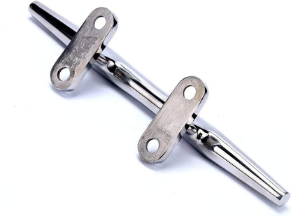Heavy 316 Stainless Steel Dock Cleat Boat Open Base 5 inch (2PCS) V1259-DP01-A-1379