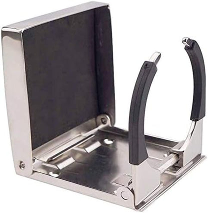 316 Stainless Steel Adjustable Fold Down Cup Drink Holder Marine Boat Caravan Car for Mug up to Dia 3.15" V1259-DP01-A-1381