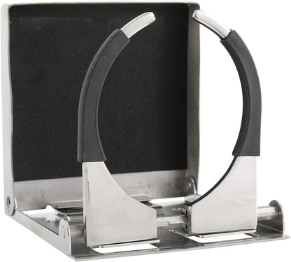 316 Stainless Steel Adjustable Fold Down Cup Drink Holder Marine Boat Caravan Car for Mug up to Dia 3.15" V1259-DP01-A-1381