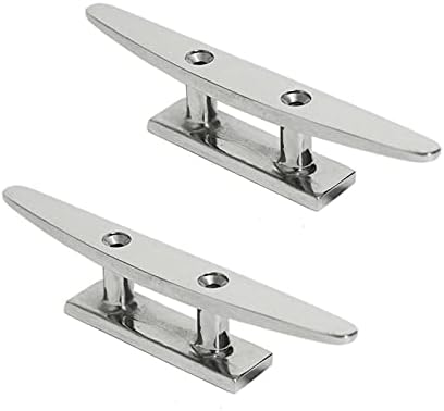 Boat Cleat 4" 316 Stainless Steel Marine Mast 2 Pcs V1259-DP01-A-1384