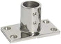 Stainless Steel Boat Rectangular Base Handrail Fittings 90 Degree 1" V1259-DP01-A-1395