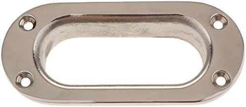 Hawse Pipe Silver Winch Cable Lead Guide Stainless Steel Rectangular Boat Fairlead for Marine Ship Yacht V1259-DP01-A-1396