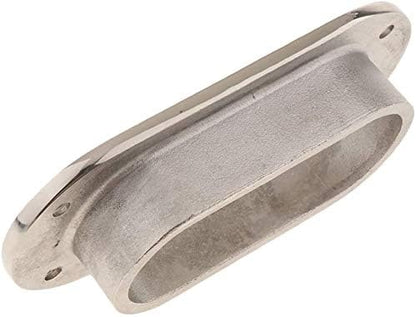 Hawse Pipe Silver Winch Cable Lead Guide Stainless Steel Rectangular Boat Fairlead for Marine Ship Yacht V1259-DP01-A-1396