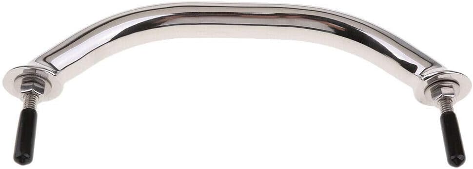 316LStainless Steel Handrail Grab Handle with Double End Studs for Boat 9" V1259-DP01-A-1402