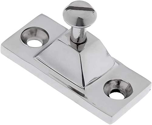 2PCS Bimini Top Side Mount Deck Hinge Fitting Hardware Base High Polished Marine Grade 316 Stainless Steel V1259-DP01-A-1404