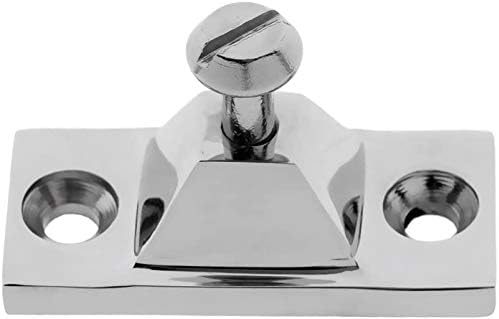 2PCS Bimini Top Side Mount Deck Hinge Fitting Hardware Base High Polished Marine Grade 316 Stainless Steel V1259-DP01-A-1404